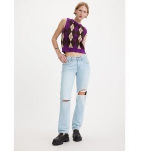 LEVIS MIDDY STRAIGHT WOMEN'S JEANS